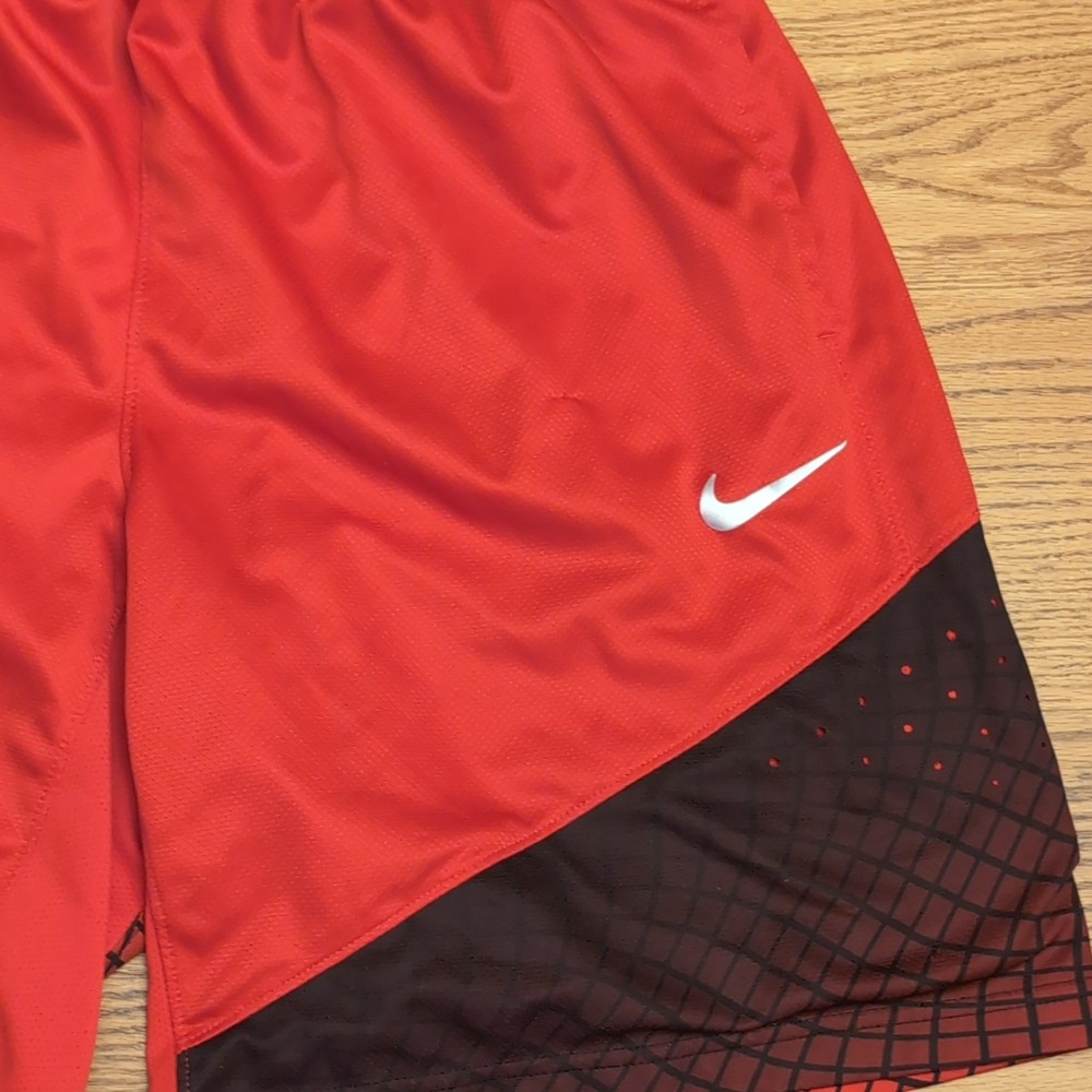 Nike Dri-FIT Elite Basketball Shorts Men's L Red Black - Picture 3 of 8